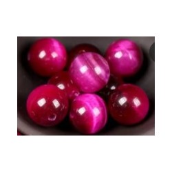 Edelsteen 6mm Tijgeroog rose ca 60st..