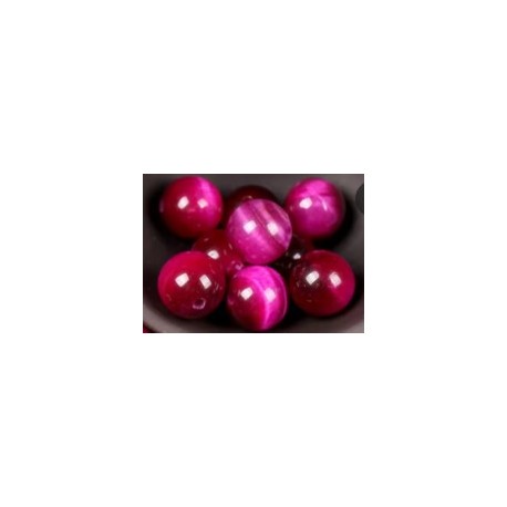 Edelsteen 6mm Tijgeroog rose ca 60st..