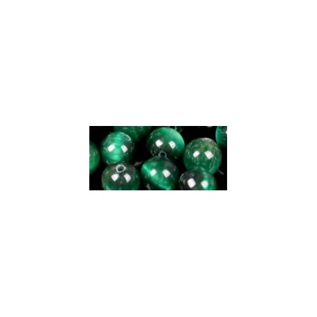 Edelsteen 6mm Tijgeroog groen ca 60st..