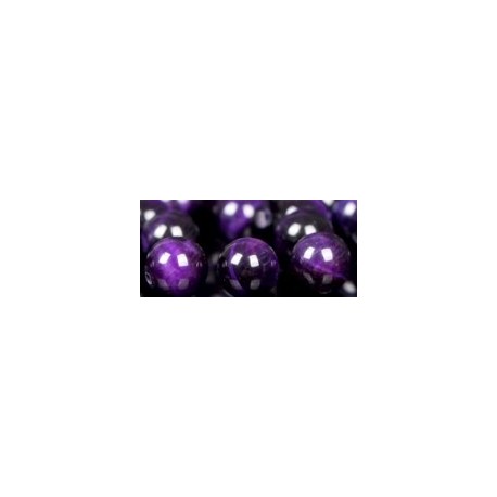 Edelsteen 6mm Tijgeroog paars ca 60st..