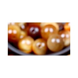 Edelsteen 6mm Tijgeroog Sun ca 60st..