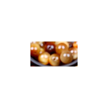 Edelsteen 6mm Tijgeroog Sun ca 60st..