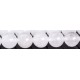 Edelsteen 8mm witte jade ca 46st.