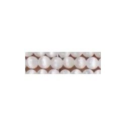 Edelsteen 6mm white cat eye ca 56st.st.