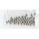 Knijpkraalverberger 2mm zilverkl. 50 stuks