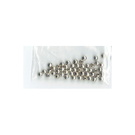 Knijpkraalverberger 2mm zilverkl. 50 stuks