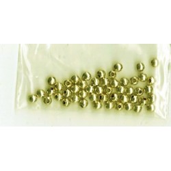 Knijpkraalverberger 2mm goudkl. 50 stuks