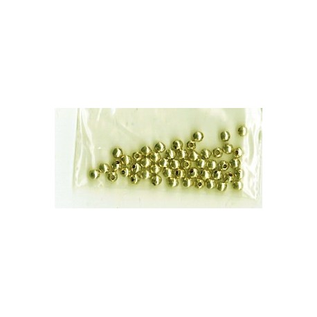 Knijpkraalverberger 2mm goudkl. 50 stuks