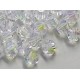 Facetkraal 4mm bicone tr.transp AB 50st.