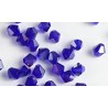 Facetkraal 4mm bicone tr.d.blauw AB 50st.