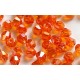 Facetkraal 4mm bicone tr.oranje AB 50st.