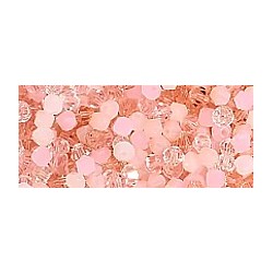 Facetkraal 4mm bicone rose mix 50st.