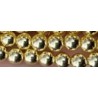 Edelsteen 4mm Gold Plated ronde Hematiet ca 100st.
