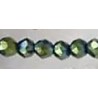 Natuursteen Lvse facet zwart groen AB 2mm ca 37cm