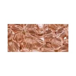 Facetkraal 4mm bicone zijderose AB 50st.