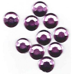 kunststof plaksteen 8mm amethist 10st