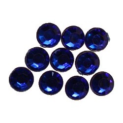 kunststof plaksteen 8mm capriblauw 10st