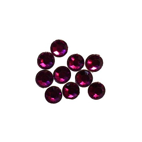 kunststof plaksteen 8mm fuchsi 10st