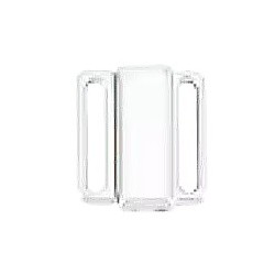 Inhaaksluiting 9,5mm zilverkl p.st.