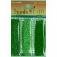 Trio kunststofparels 2,5mm groen