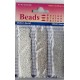 Trio kunststofparels 2,5mm wit