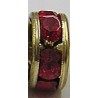 Rondel 6mm goudkl rood 9008 5st