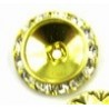schuine rondel 20x15mm goudkl. 2 stuks