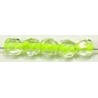 Facetkraal 4mm transp disco neon lined lemon 50st.