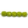 Facetkraal 4mm opaque geelgroen 50st.
