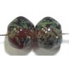Facetkraal 8mm amethist silver travertin 25st.