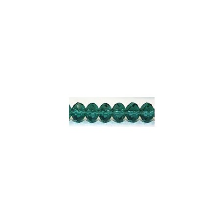 Facetkr disc 4,5x6 smaragdgr.41cm ca 100 kr.