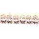 Facetkr disc 4,5x6 l. rose str. 41cm ca 100 kr.