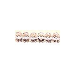 Facetkr disc 4,5x6 l. rose str. 41cm ca 100 kr.