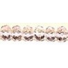 Facetkr disc 4,5x6 l. rose str. 41cm ca 100 kr.