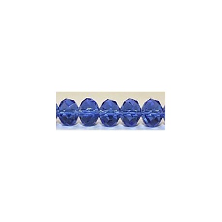 Facetkr disc 8,5x12 saffierbl.35 stuks