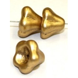 Glaskelk 13x11mm goud wax gecoat 5st