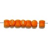 Diabolokraal 5mm opaque oranje 50st.
