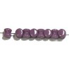 Diabolokraal 5mm opaque amethist 50st.