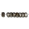 Diabolokraal 5mm kristal-goudbruin 50st.