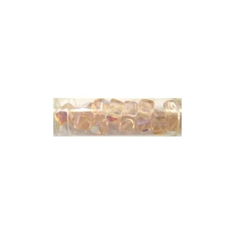 Gutermann blokje 8mm rose AB ca 16st