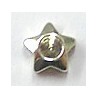 Metalen kraal 6mm ster voor 3mm similisteen 10st