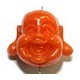 Boeddha 12mm oranje per stuk