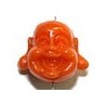 Boeddha 12mm oranje per stuk