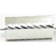 Metalen kraal 12x5mm zilverkl. 10st