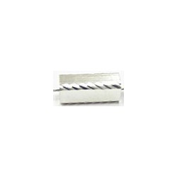 Metalen kraal 12x5mm zilverkl. 10st