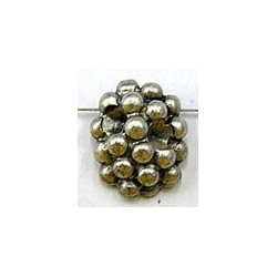 Kraal 10x22mm druiventros ooudz. 4mm simili. p.st