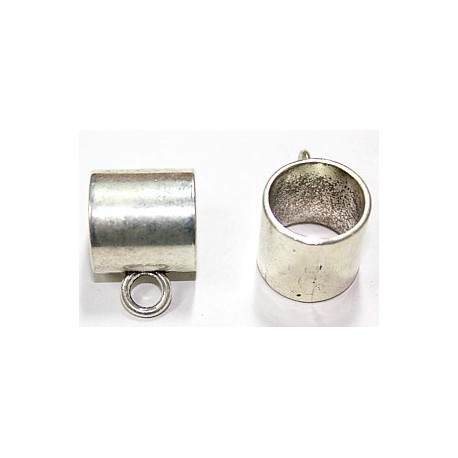 Metalen kraal 20mm oog 17mm met hangoog