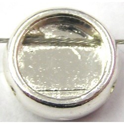 Plakkastje voor 7mm zilverkl. 2st
