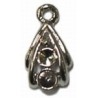 Hanger 15mm ovaal voor 3mm simili 2st