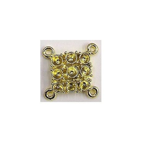 tussenstuk 20mm goudkl 4-oog voor 3-4mm similist.